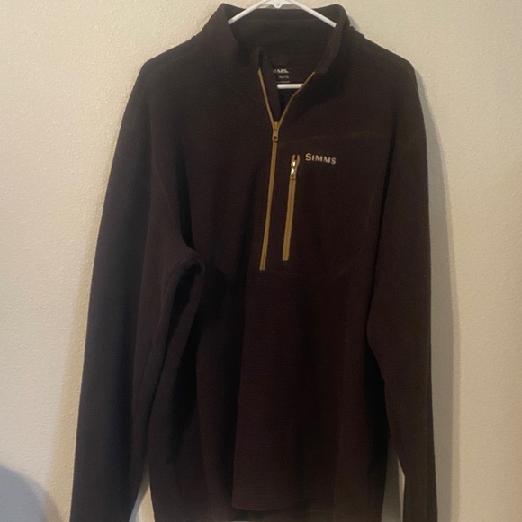 Simms Rivershed 1/4 zip pull over sweater - Picture 2 of 6